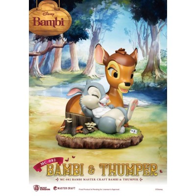 BAMBI AND THUMPER MASTER CRAFT STATUA RESINA FIGURE BEAST KINGDOM