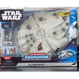 STAR WARS MICRO GALAXY SQUADRON MILLENNIUM FALCON FIGURE SET JAZWARES