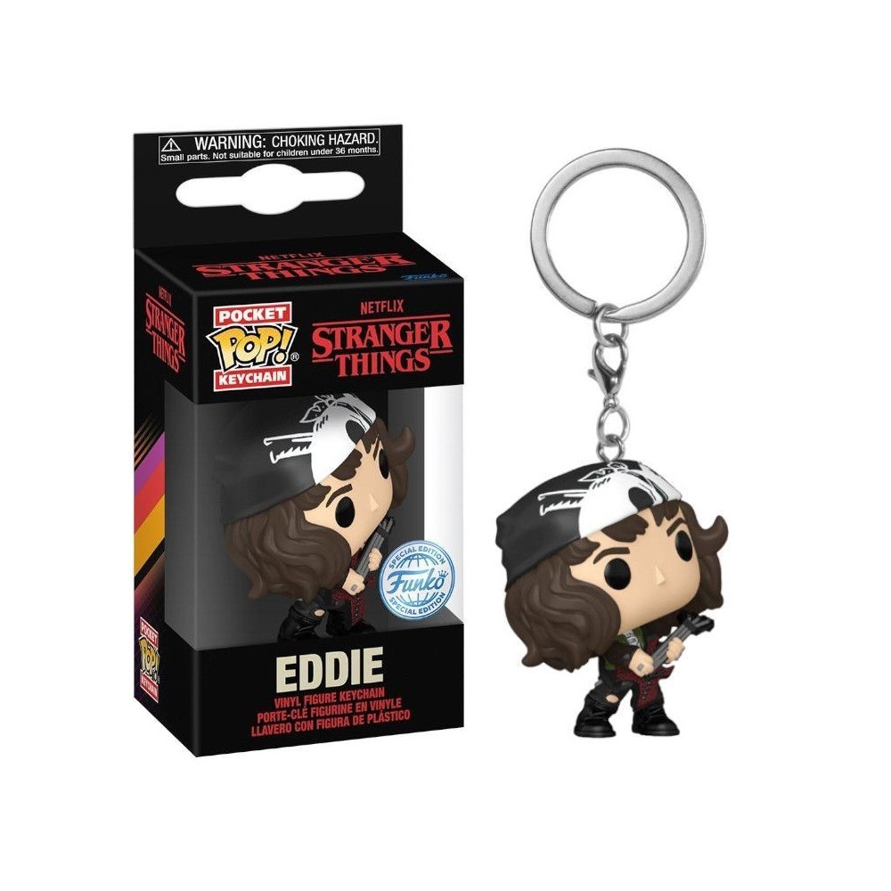 FUNKO STRANGER THINGS EDDIE POCKET POP! KEYCHAIN