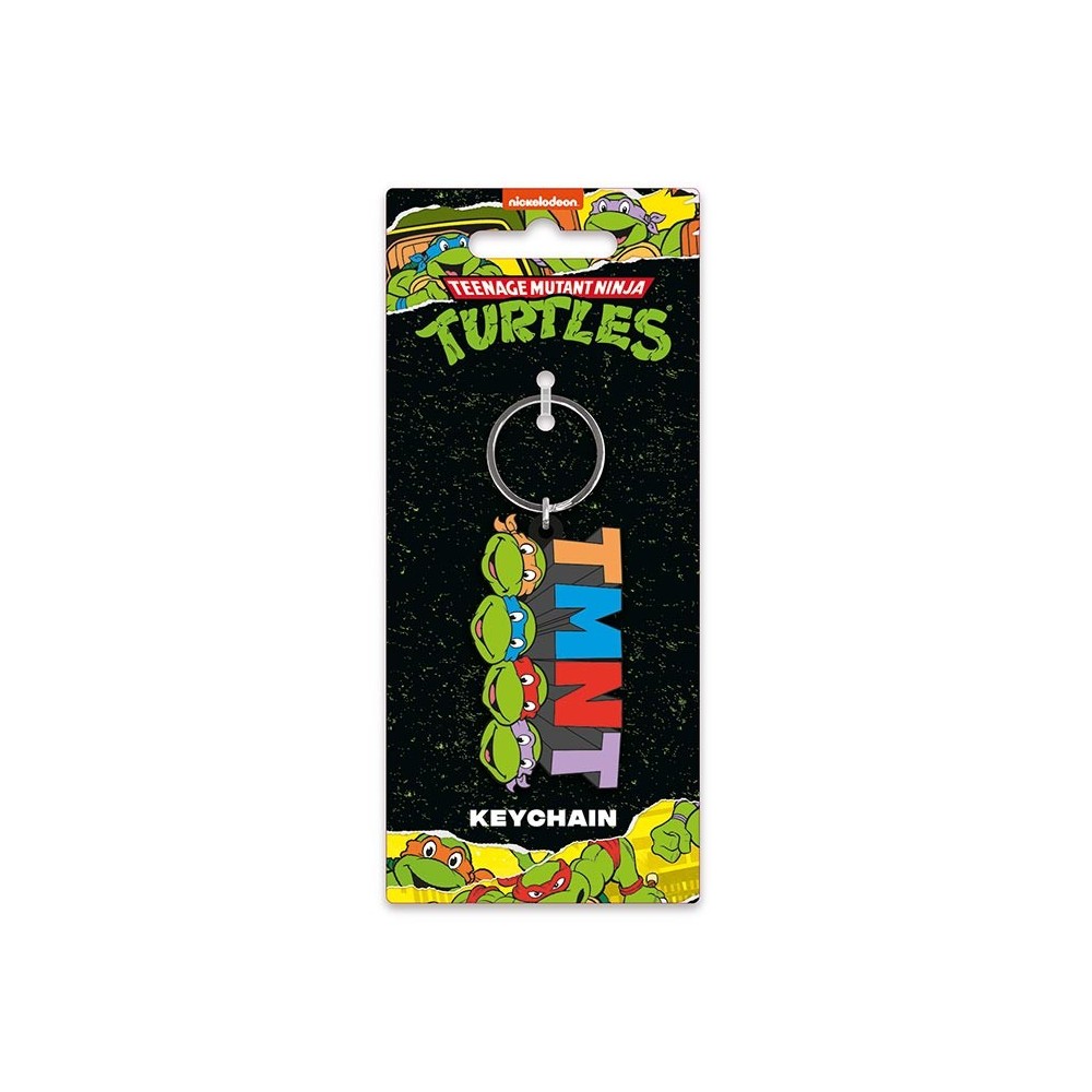 PYRAMID INTERNATIONAL TMNT TARTARUGHE NINJA CLASSIC RUBBER KEYCHAIN
