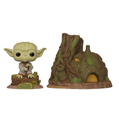 FUNKO FUNKO POP! STAR WARS DAGOBAH YODA WITH HUT BOBBLE HEAD KNOCKER FIGURE
