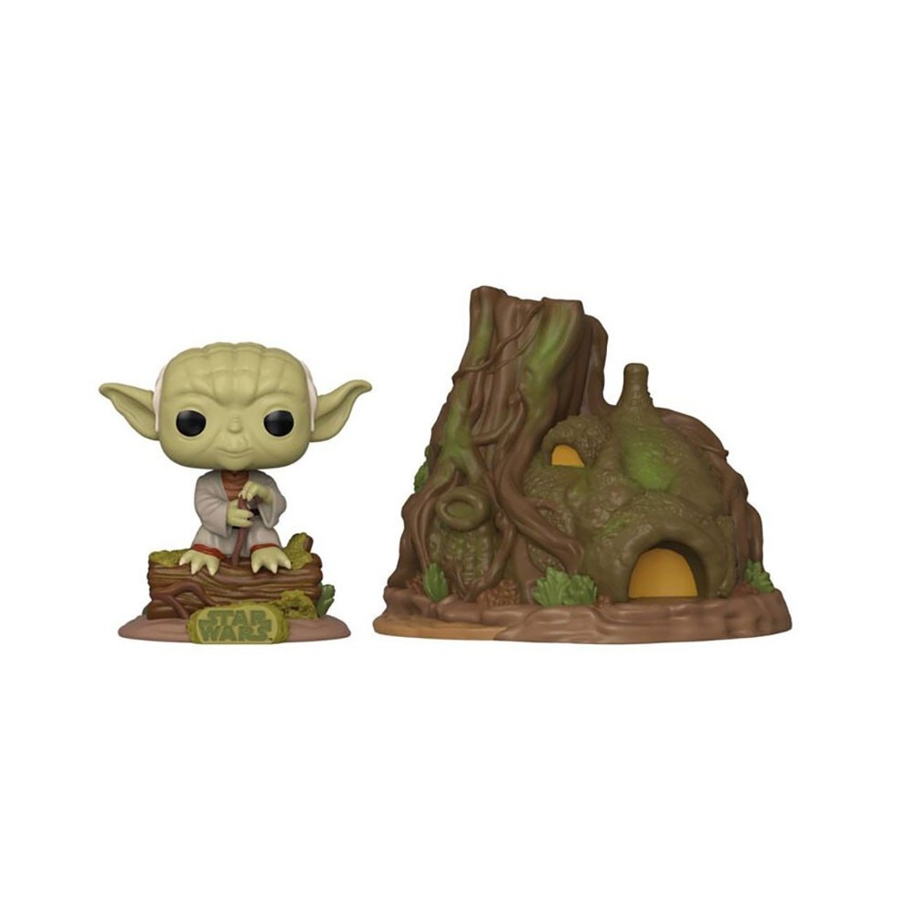 FUNKO FUNKO POP! STAR WARS DAGOBAH YODA WITH HUT BOBBLE HEAD KNOCKER FIGURE