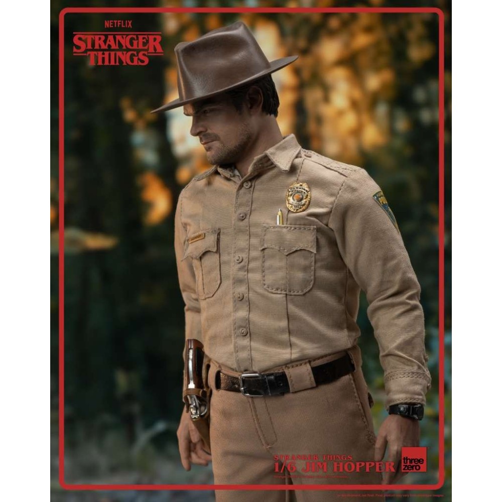 STRANGER THINGS JIM HOPPER 1/6 ACTION FIGURE THREEZERO