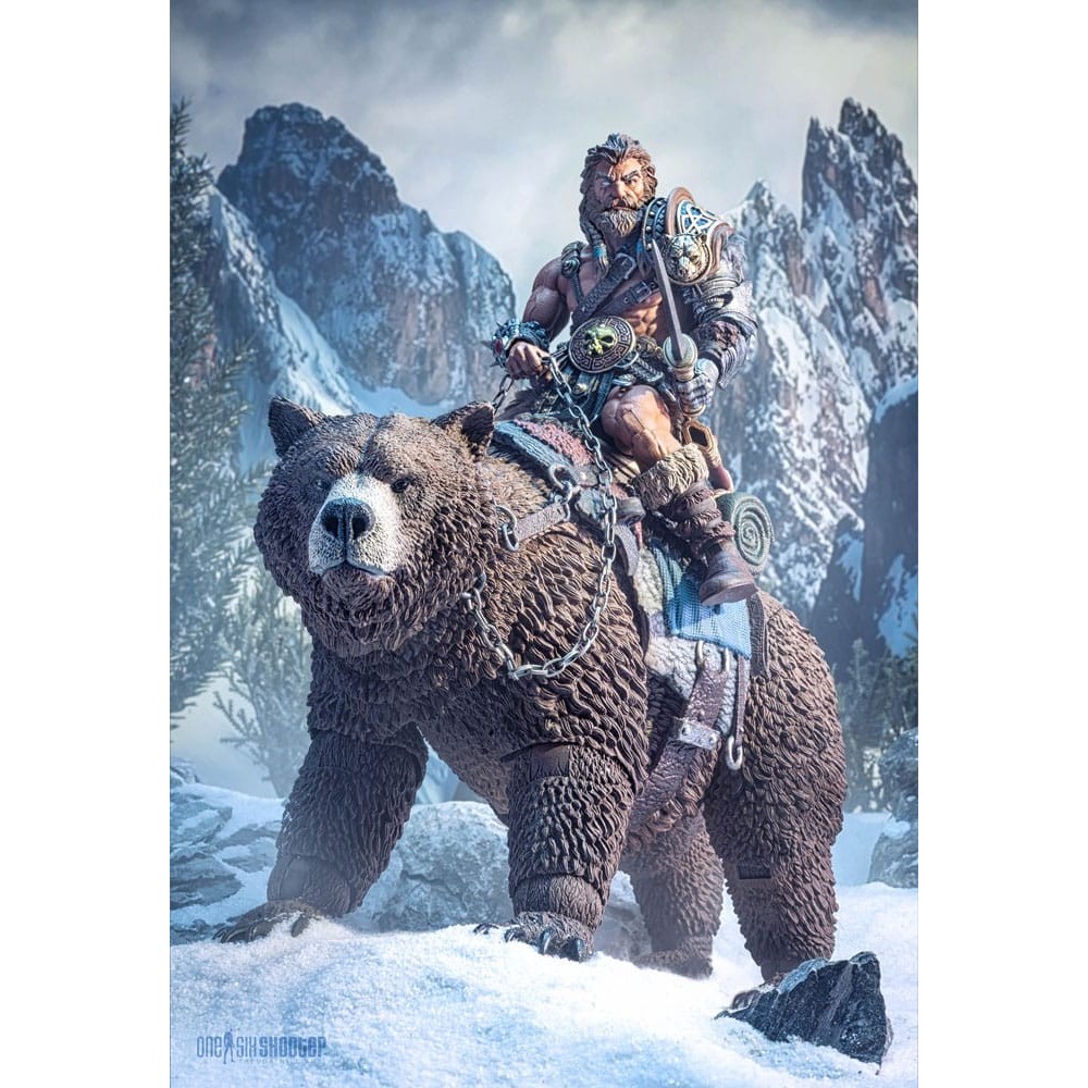 MYTHIC LEGIONS RISING SONS BODVAR BEAR MOUNT ACTION FIGURE FOUR HORSEMEN TOYS