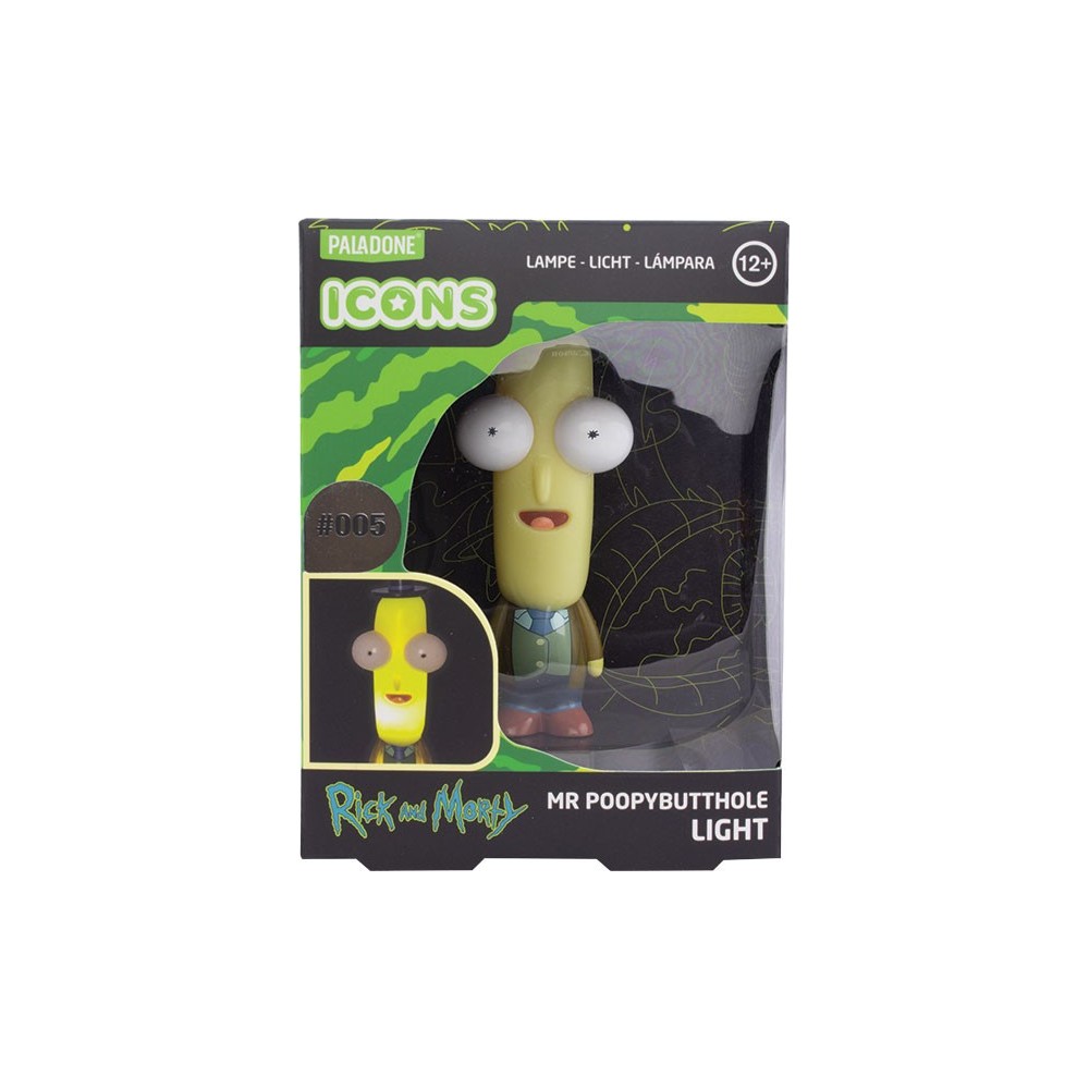 PALADONE PRODUCTS RICK AND MORTY MR POOPYBUTTHOLE 3D ICON LIGHT FIGURE