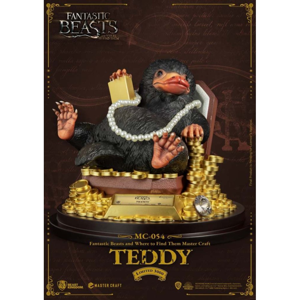 HARRY POTTER FANTASTIC BEASTS TEDDY MASTER CRAFT STATUA FIGURE BEAST KINGDOM
