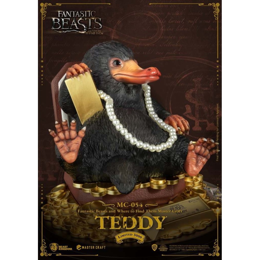 BEAST KINGDOM HARRY POTTER FANTASTIC BEASTS TEDDY FIGURE MASTER CRAFT STATUE