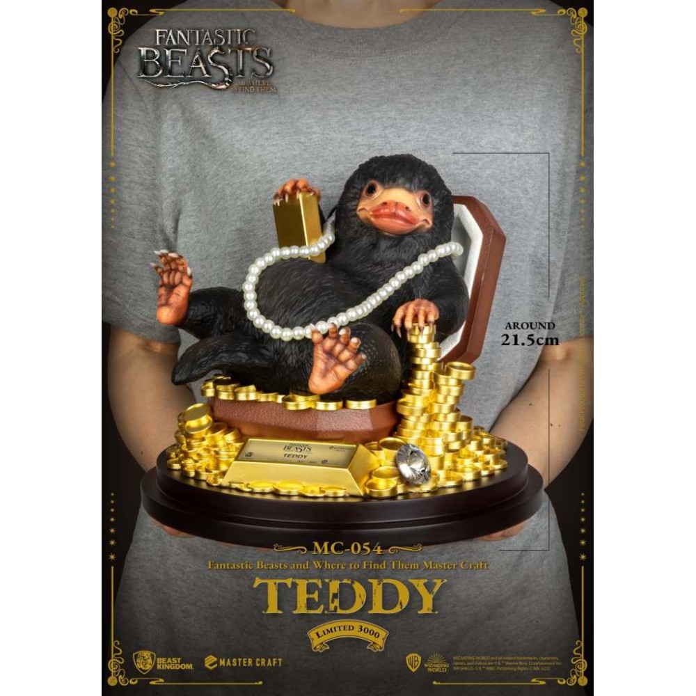 HARRY POTTER FANTASTIC BEASTS TEDDY MASTER CRAFT STATUA FIGURE BEAST KINGDOM