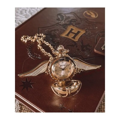 CARAT HARRY POTTER GOLDEN SNITCH WATCH NECKLACE