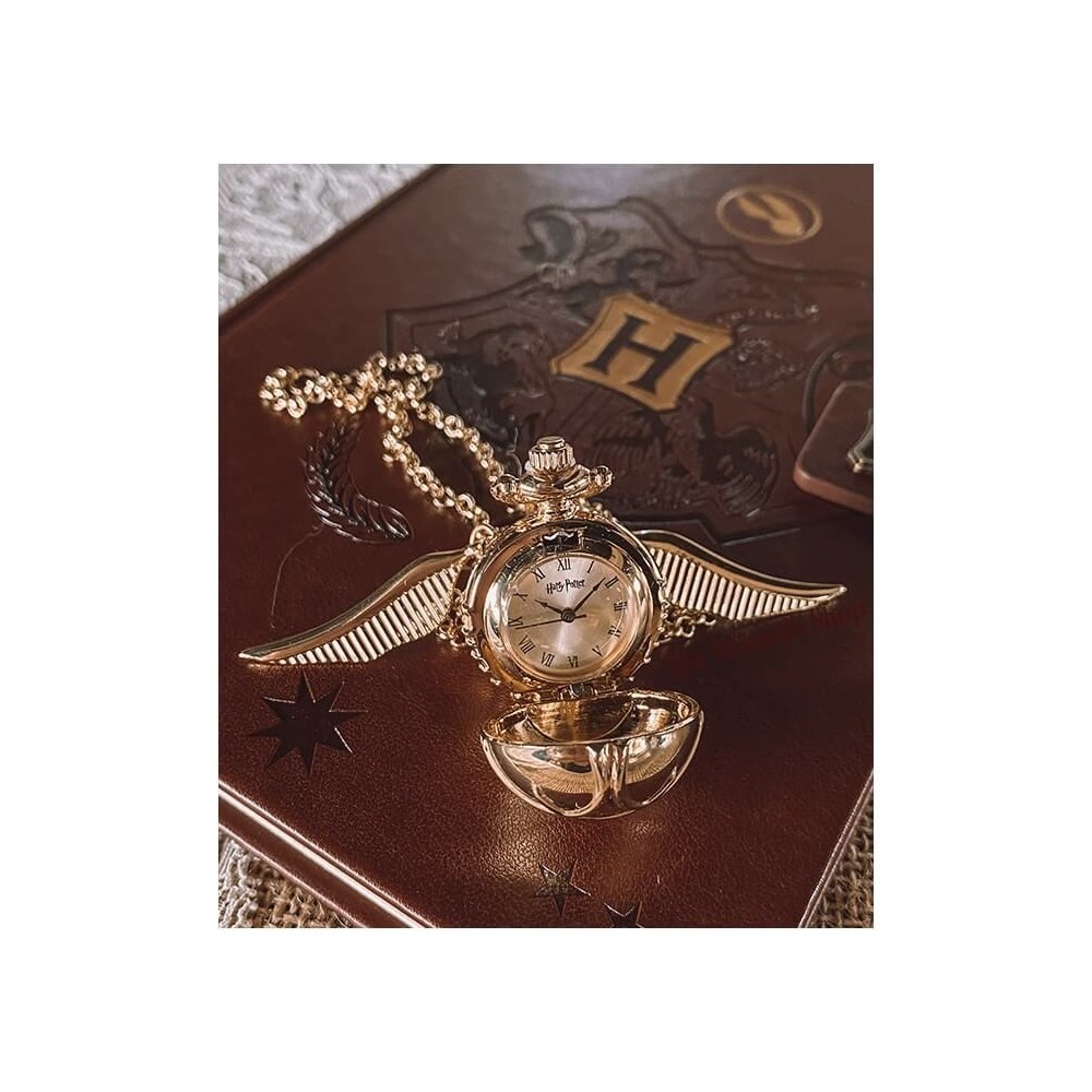 HARRY POTTER BOCCINO D'ORO COLLANA OROLOGIO CARAT