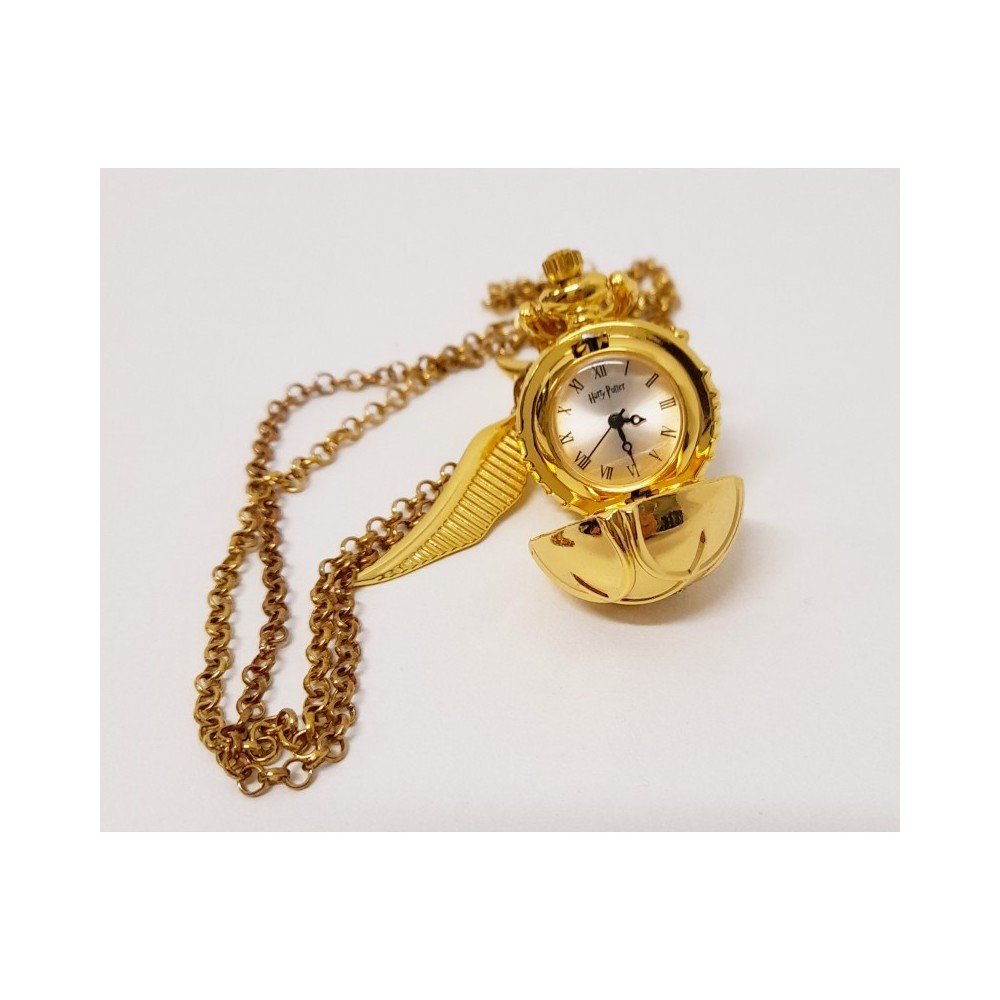HARRY POTTER BOCCINO D'ORO COLLANA OROLOGIO CARAT
