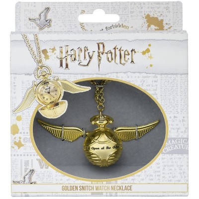 HARRY POTTER BOCCINO D'ORO COLLANA OROLOGIO CARAT