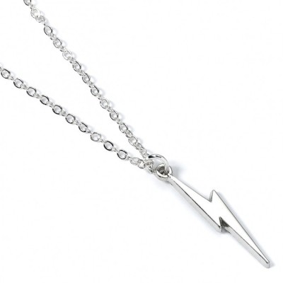 CARAT HARRY POTTER LIGHTNING SILVER PLATED NECKLACE