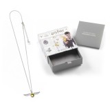 HARRY POTTER BOCCINO D'ORO COLLANA CRISTALLO E ARGENTO CARAT
