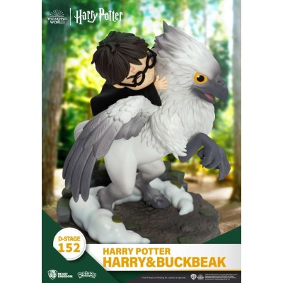 BEAST KINGDOM D-STAGE 152 HARRY POTTER HARRY AND BUCKBEAK DIORAMA STATUE FIGURE