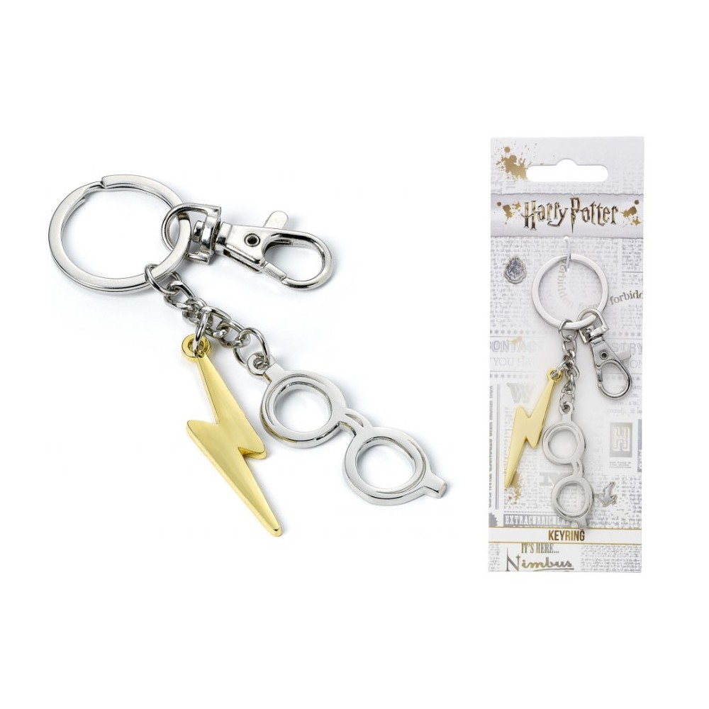 HARRY POTTER OCCHIALI E FULMINE PORTACHIAVI CARAT
