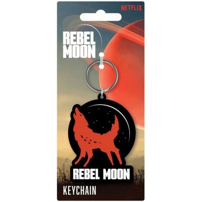 REBEL MOON HOWLING WOLF PORTACHIAVI IN GOMMA PYRAMID INTERNATIONAL