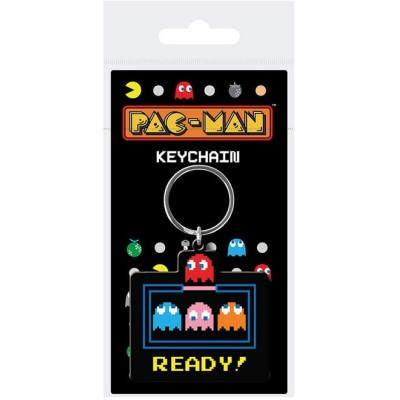 PYRAMID INTERNATIONAL PAC-MAN RUBBER KEYCHAIN