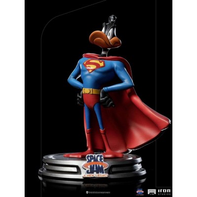 IRON STUDIOS SPACE JAM DAFFY DUCK SUPERMAN ART SCALE 1/10 STATUE FIGURE