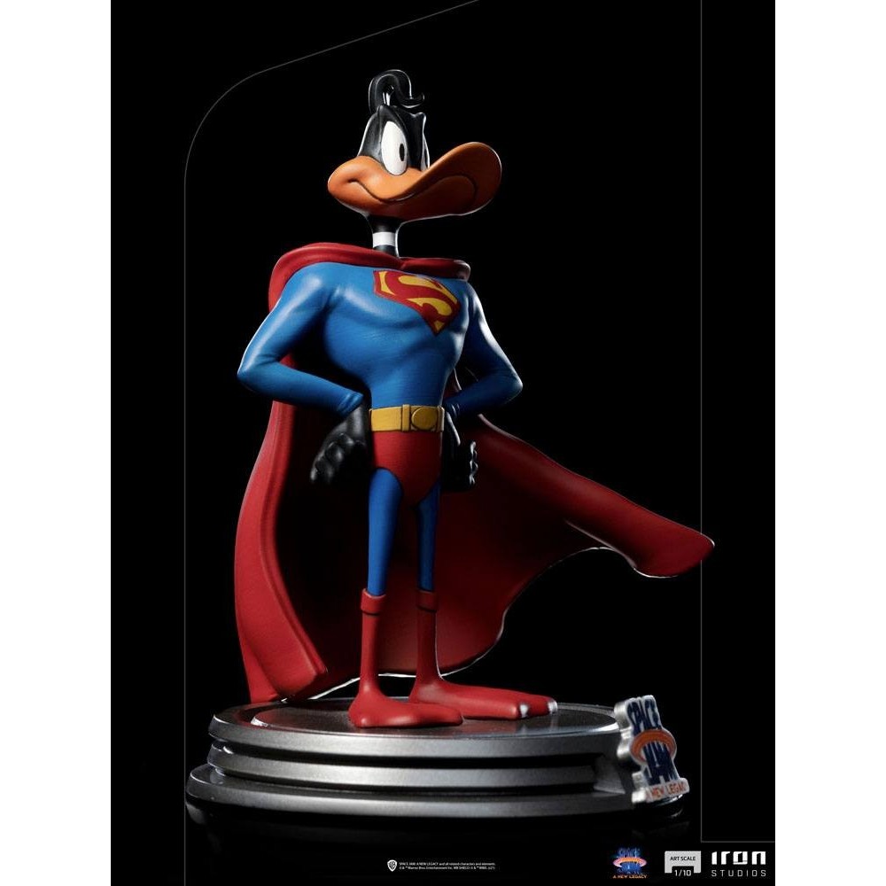 SPACE JAM DAFFY DUCK SUPERMAN ART SCALE 1/10 STATUA FIGURE IRON STUDIOS