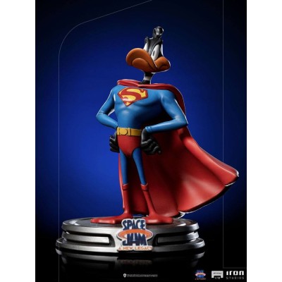 SPACE JAM DAFFY DUCK SUPERMAN ART SCALE 1/10 STATUA FIGURE IRON STUDIOS
