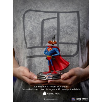 SPACE JAM DAFFY DUCK SUPERMAN ART SCALE 1/10 STATUA FIGURE IRON STUDIOS