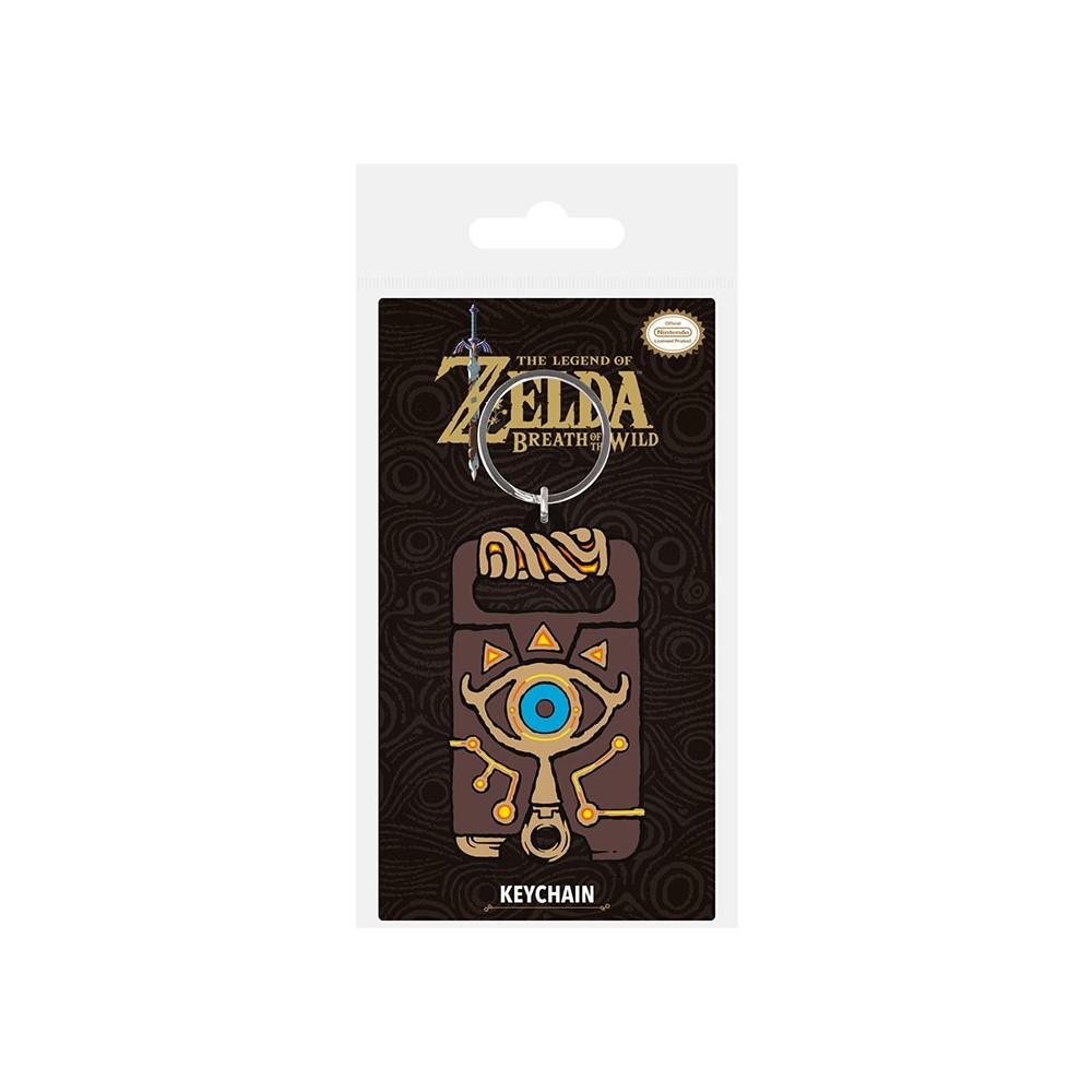 PYRAMID INTERNATIONAL THE LEGEND OF ZELDA BREATH OF THE WILD SHEIKAH STONES RUBBER KEYCHAIN