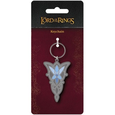 PYRAMID INTERNATIONAL THE LORD OF THE RINGS ARWEN PENDANT RUBBER KEYCHAIN