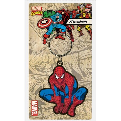 PYRAMID INTERNATIONAL MARVEL COMICS SPIDER-MAN RUBBER KEYCHAIN