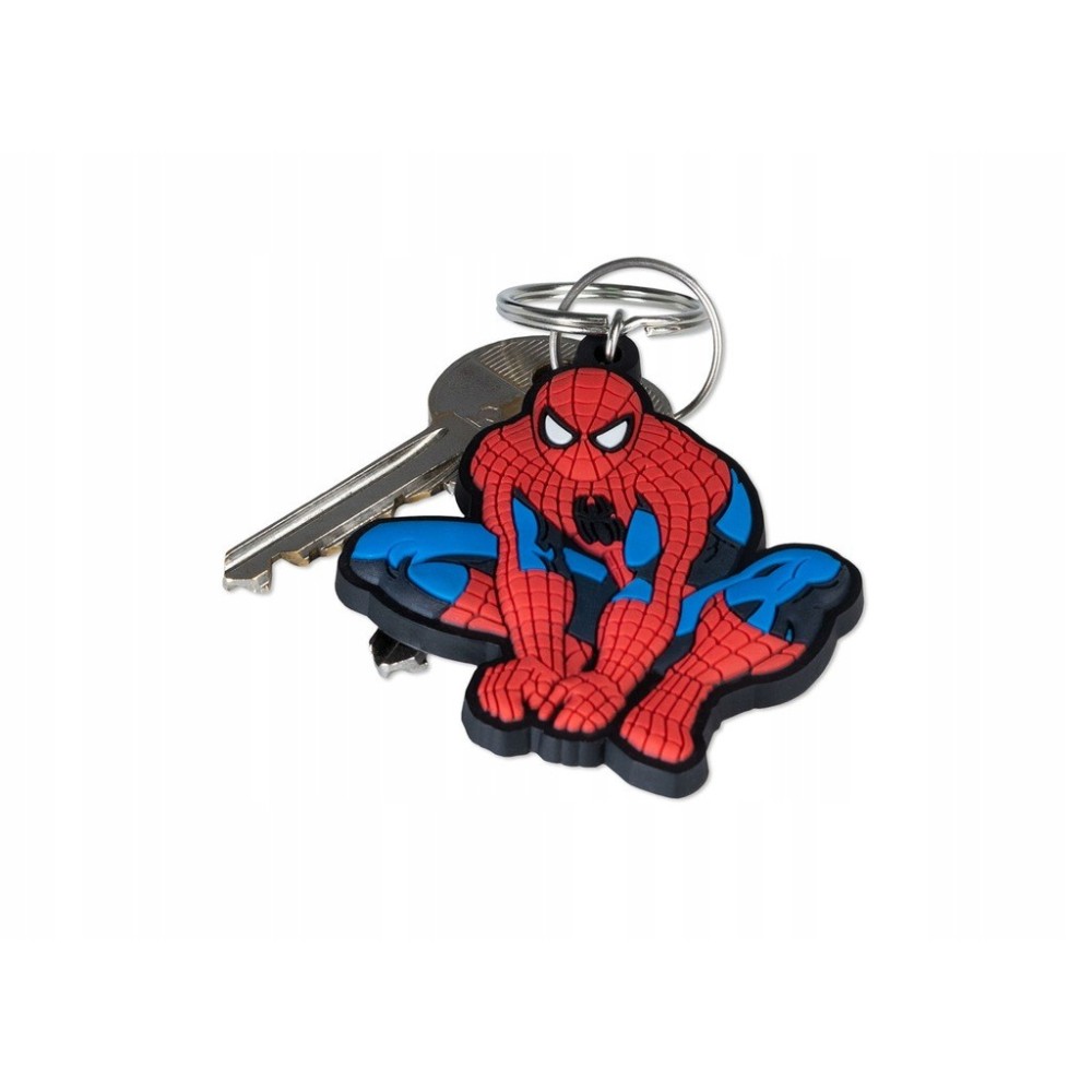 MARVEL COMICS SPIDER-MAN PORTACHIAVI IN GOMMA PYRAMID INTERNATIONAL
