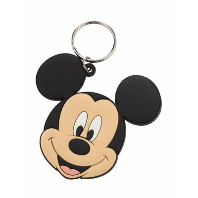 PYRAMID INTERNATIONAL DISNEY MICKEY MOUSE HEAD RUBBER KEYCHAIN
