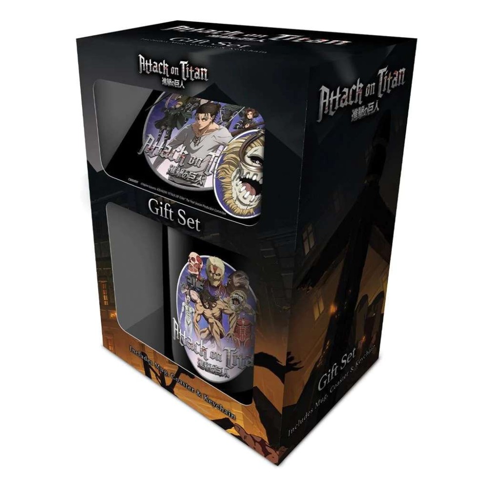 PYRAMID INTERNATIONAL ATTACK ON TITAN GIFT SET 3 IN 1 BOX