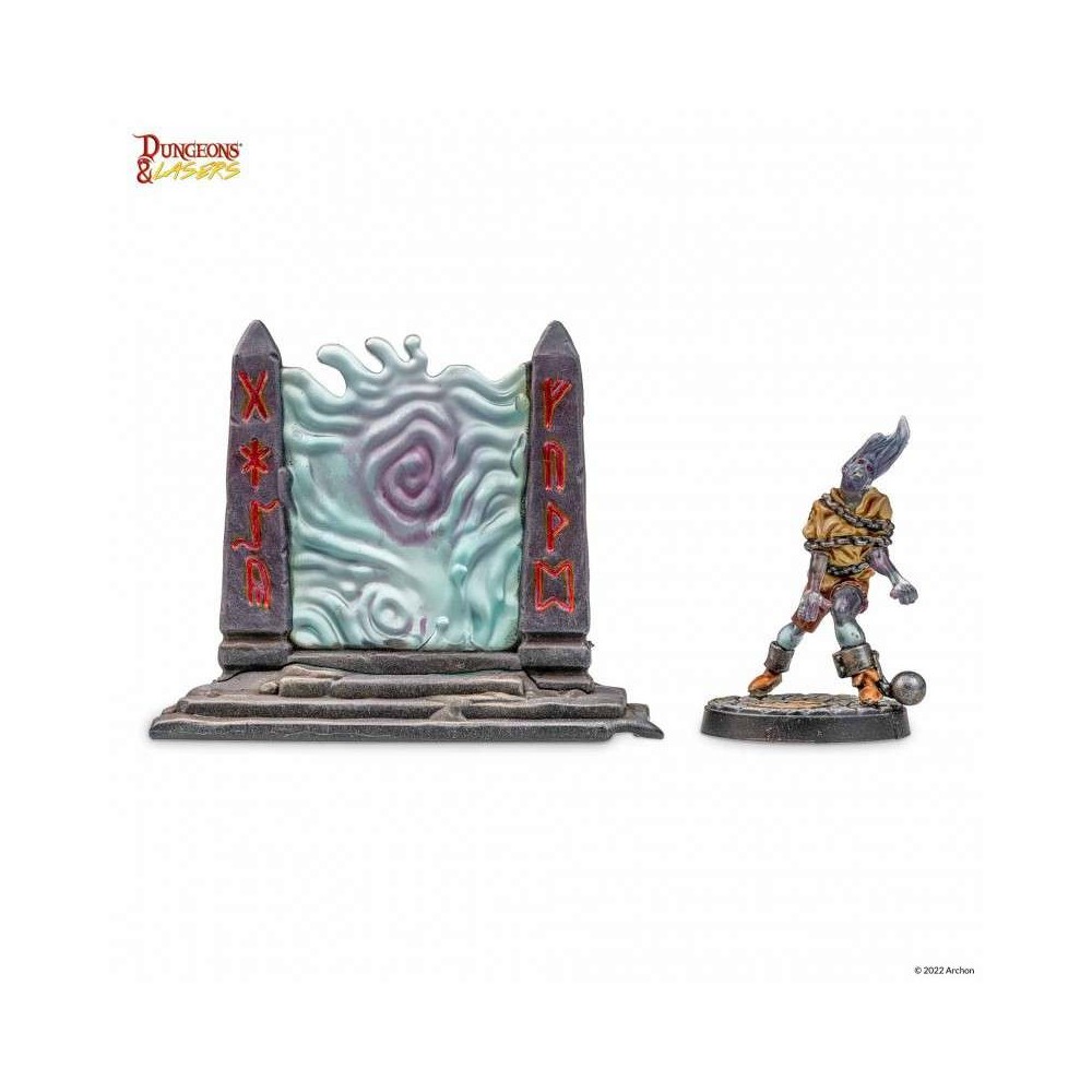 ARCHON STUDIO DUNGEONS AND LASERS GHOSTS MINIATURE PACK 7X FIGURES