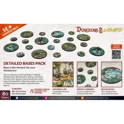 ARCHON STUDIO DUNGEONS AND LASERS DETAILED BASES PACK