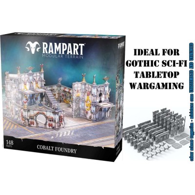ARCHON STUDIO RAMPART MODULAR TERRAIN COBALT FOUNDRY SCENARY SET