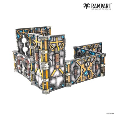 RAMPART MODULAR TERRAIN COBALT FOUNDRY AMBIENTAZIONE SCENARIO ARCHON STUDIO
