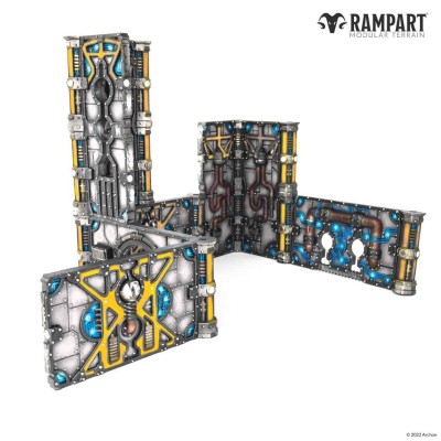 ARCHON STUDIO RAMPART MODULAR TERRAIN COBALT FOUNDRY SCENARY SET