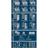 ARCHON STUDIO RAMPART MODULAR TERRAIN COBALT FOUNDRY SCENARY SET