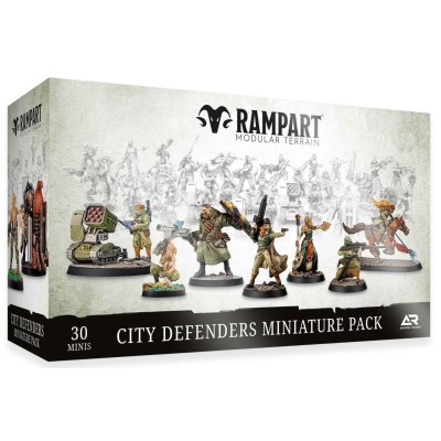 RAMPART MODULAR TERRAIN CITY DEFENDERS MINIATURE PACK 30X MINIATURE ARCHON STUDIO