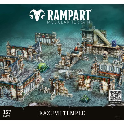 ARCHON STUDIO RAMPART MODULAR TERRAIN KAZUMI TEMPLE SCENARY SET