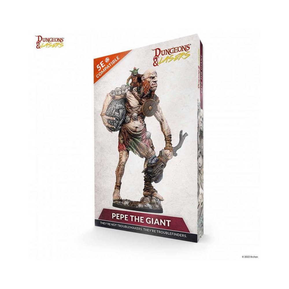 DUNGEONS AND LASERS PEPE THE GIANT XL MINIATURA FIGURE ARCHON STUDIO