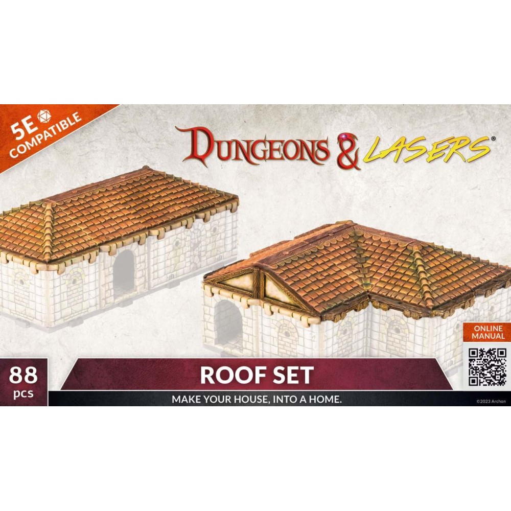 ARCHON STUDIO DUNGEONS AND LASERS ROOF SET SCENARY SET