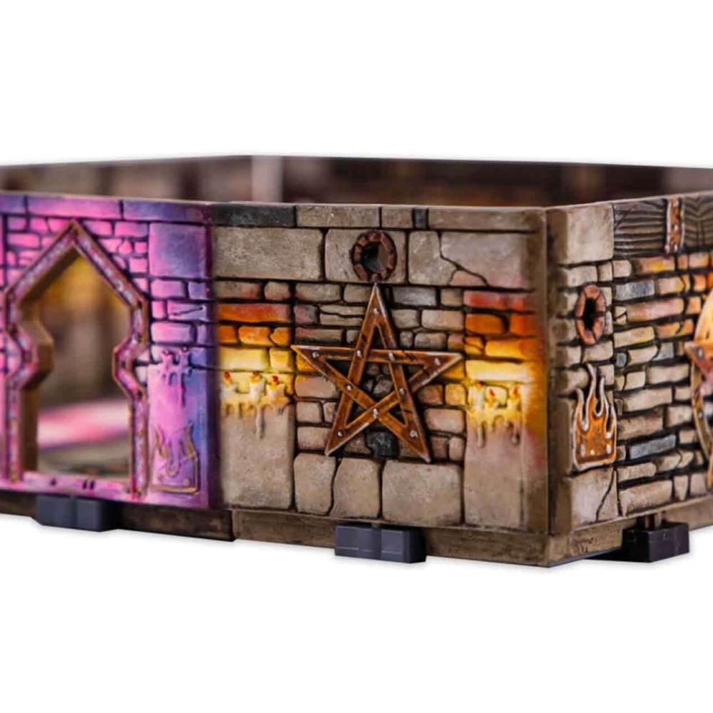 DUNGEONS AND LASERS WARLOCK ALTAR AMBIENTAZIONE MINIATURES GAME ARCHON STUDIO