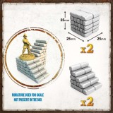 DUNGEONS AND LASERS STAIRS PACK AMBIENTAZIONE MINIATURES GAME ARCHON STUDIO