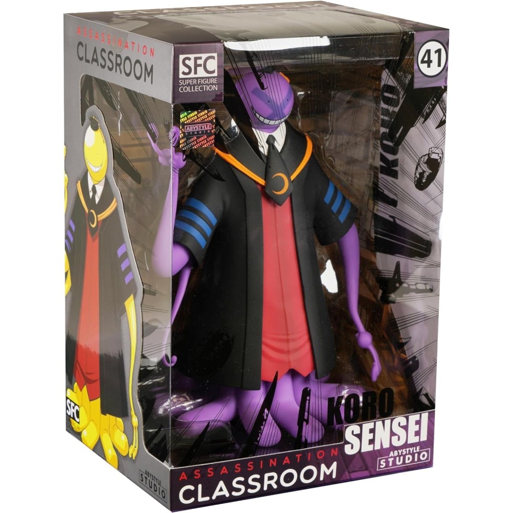 ABYSTYLE ASSASSINATION CLASSROOM KORO SENSEI PURPLE VER SFC STATUE FIGURE