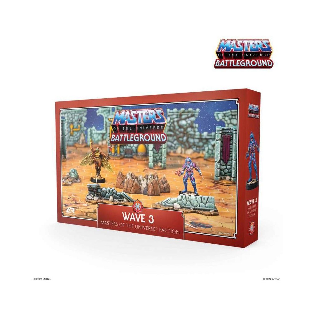 MASTERS OF THE UNIVERSE BATTLEGROUND WAVE 3 MOTU FACTION ESPANSIONE IN ITALIANO ARCHON STUDIO
