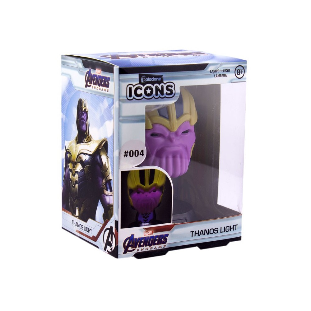 MARVEL THANOS 3D ICON LIGHT LAMPADA PALADONE PRODUCTS