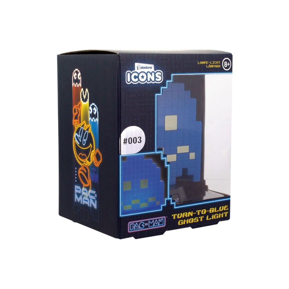 PALADONE PRODUCTS PAC-MAN TURN TO BLUE GHOST LIGHT ICONS FIGURE