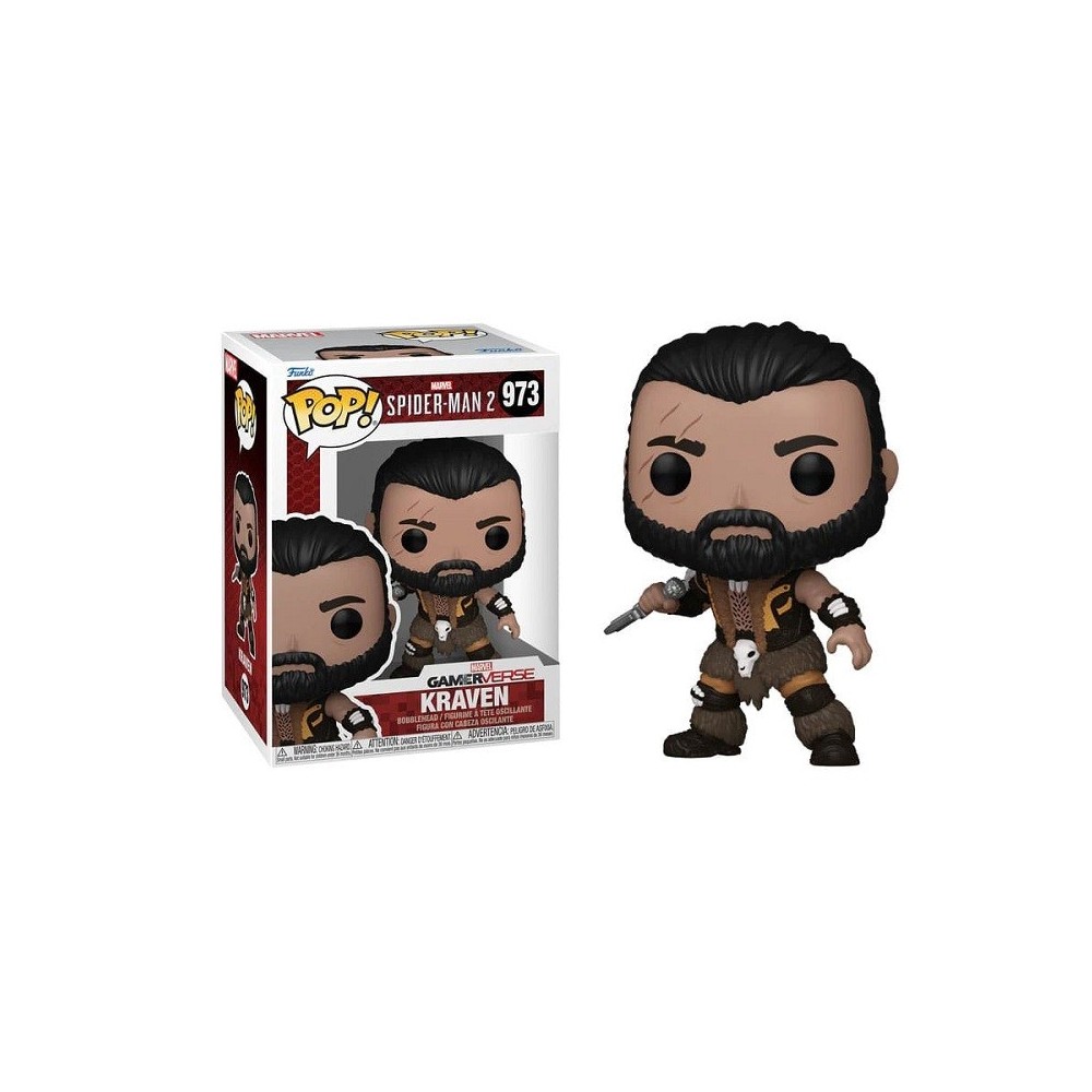 FUNKO POP! SPIDER-MAN 2 GAMERVERSE KRAVEN BOBBLE HEAD FIGURE FUNKO