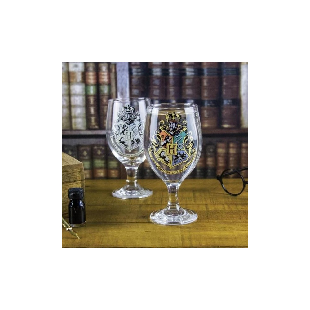 HARRY POTTER HOGWARTS BICCHIERE CAMBIACOLORE PALADONE PRODUCTS